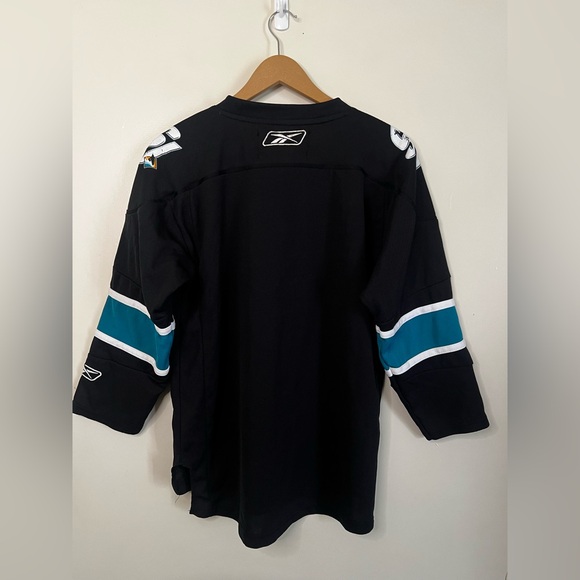 Vintage Reebok San Jose Sharks NHL Hockey Jersey Size Youth L / XL *FLAWS* - Picture 9 of 9